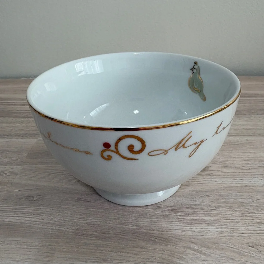 Pier 1 Imports 12 Days of Christmas 1st Day Partridge Bowl